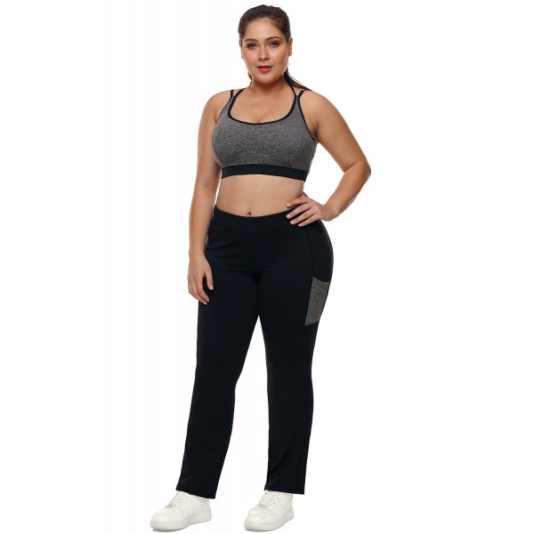 High Waist Tummy Control Workout Bootleg Yoga Pants